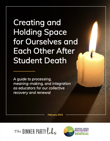 Cover page of this PDF resource featuring a lit candle in an otherwise dark space.